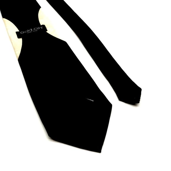 Absolut Vodka Mens Tie 100% Silk Bartender Waiter Waitress Club Cocktail Black - Picture 4 of 5